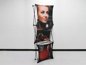 X1 2.5 ft. -- 1x3 D Fabric Pop-Up Display