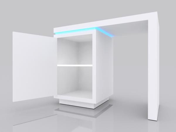 MOD-1741 Waterfall Workstation Counter -- View 4